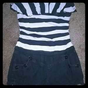 CHIME Strapless Romper